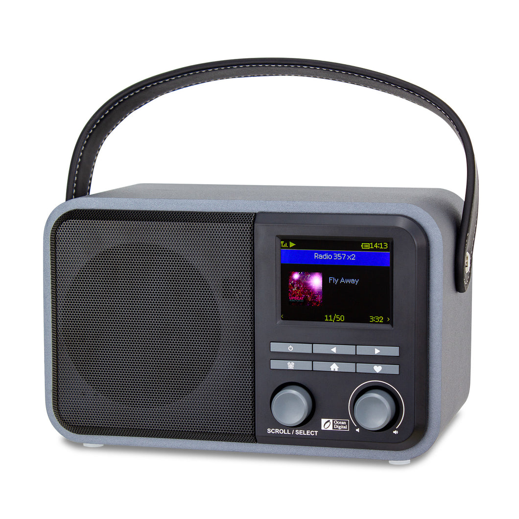 Ocean Digital WR-330 Internet Radio with DAB+/DAB, battery powered